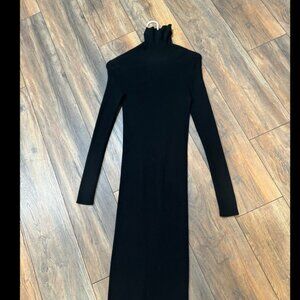 Express Black ribbed sweater dress Size Small S